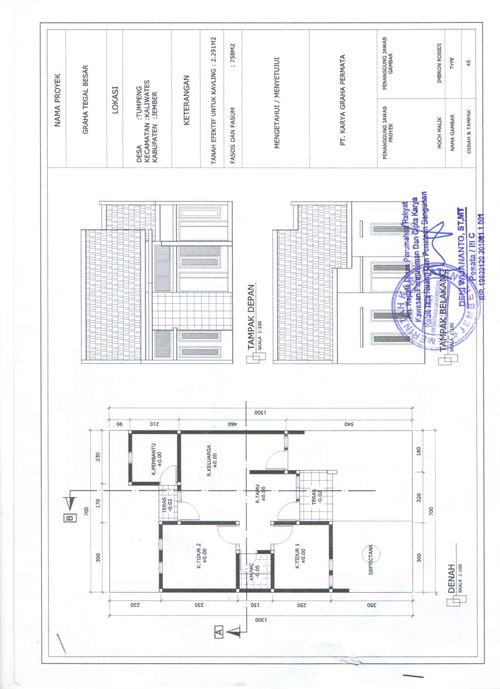 Layout Tipe 45